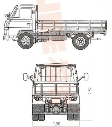 Dropside Truck, FK6-50T