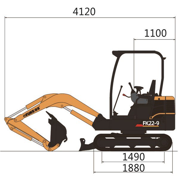 Mini Excavator, FK22-9