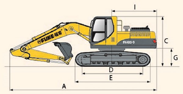Crawler Excavator, FK480-9