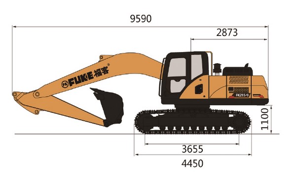 Crawler Excavator, FK215-9